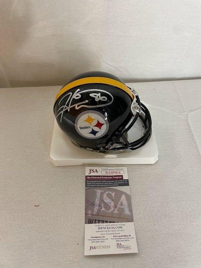 Hines Ward aláírt dedikált Pittsburgh Steelers mini sisak SZÖVETSÉG WA395814 - Dedikált NFL Mini Sisak