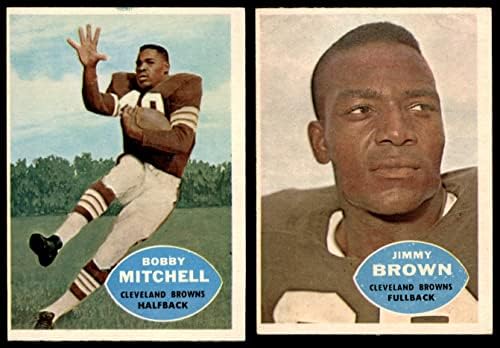 1960 Topps Cleveland Browns Csapata Meghatározott Cleveland Browns-FB (Set) VG+ Browns-FB