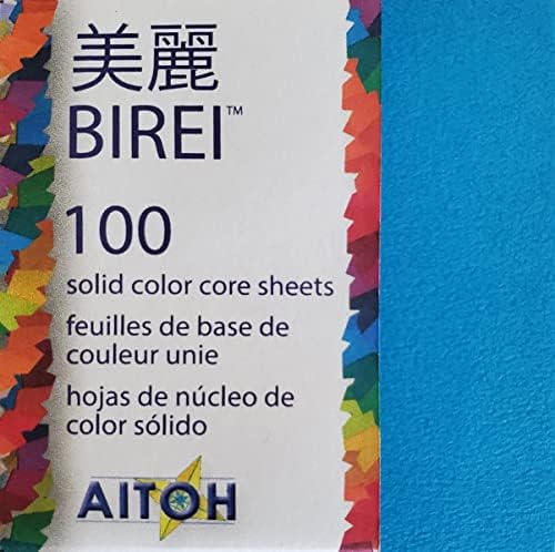 Aitoh Origami Papír, Birei 20 Színek, 100 Lap 3 Inch, BS100C