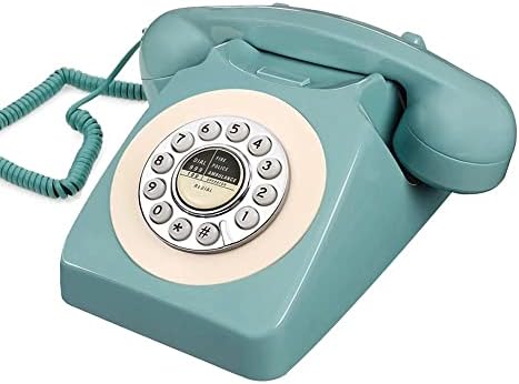 LHLLHL Retro Telefon, Vezetékes Vintage Antik Telefon Vezetékes Telefon, a Legjobb Telefon Ajándékok Az 1960-as évekből