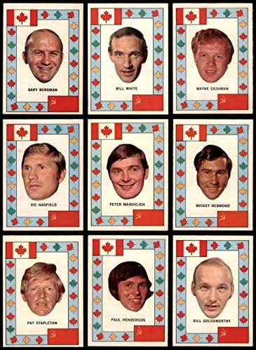 1972-73 O-Pee-Chee Csapat Kanadai Jégkorong Szinte Teljes Készlet (Hoki Beállítva) NM