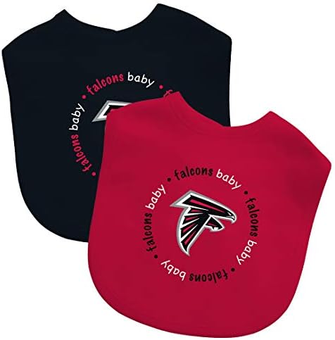 Baba Fanatikus Hivatalosan Engedélyezett Unisex Baba Előke 2 Csomag NFL Atlanta Falcons Baba Ruházati Készlet