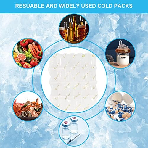 Ice Csomag Szállítás - Szállítási Hideg Csomag Jég Lap Száraz Jég Újrafelhasználható & Tartós Hideg Csomagok Szállítási Fagyasztott