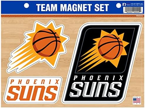 Rico Iparágak NBA-Phoenix Suns Csapat Mágnes Készlet 8,5 x 11 - Home Dekor - Regrigerator, Iroda, Konyha
