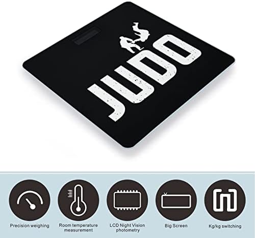 Judo Design Súly Skála Intelligens Digitális Mérleg Fürdőszoba Mérleg az Otthoni Hálószoba