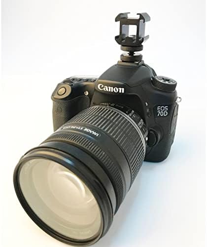 Kamera Szexi Cipő-Hegy, Hármas Meleg Cipő 1/4 Adapter Készült Alumínium Ötvözet, Kompatibilis Canon Nikon DSLR Kiegészítők