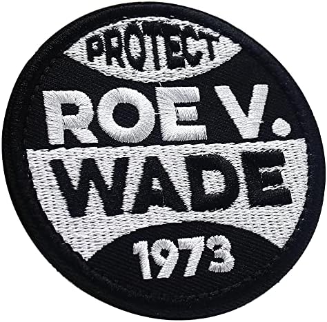 Védeni ROEV. Wade 1973 Hímzett Javítás Kampó, Hurok Jelvény Karszalagot a Ruhát Hátizsák Applied Tartozék (Fekete)