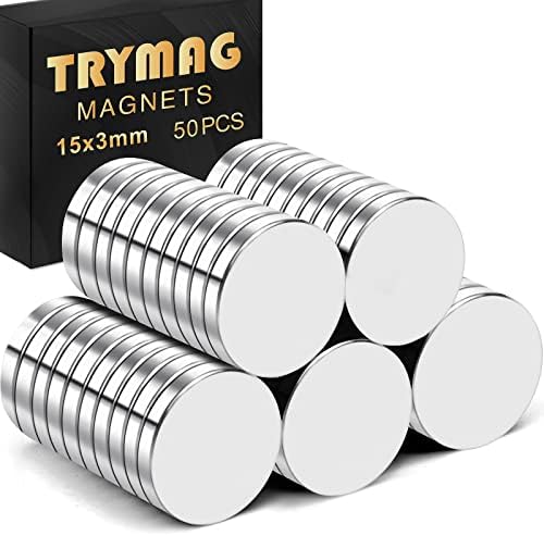 TRYMAG 80Pcs 5x3mm Kis Hűtőmágnesek Csomag 50Pcs 15x3mm a nagyon Erős Neodímium Mágnes