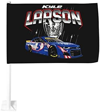 Kyle Larson 5 Hazafias Autó Zászló Ablak Klip Zászló Modell, A 12 x 18