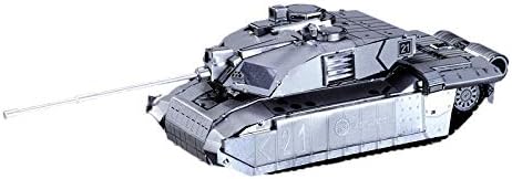 CONG JÓ 3D-s, Fém Puzzle Challenger 2 Harckocsi, Intelligens Játék Modell DIY Közgyűlés Katonai Jármű