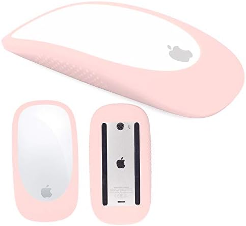 N/T Szilikon Borító Védő Bőr a Magic Mouse 1/2 Szilikon tok Apple Magic iPad Egér (Rózsaszín)