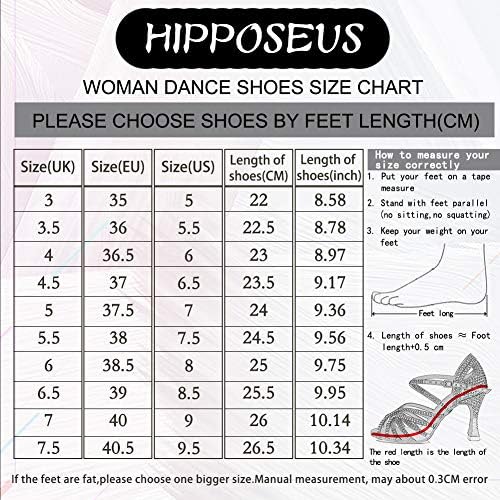 HIPPOSEUS Női Latin Tánc gyakorló Cipő Osztott Egyetlen Bálterem Tánc Képzés, Cipő,Modell 215