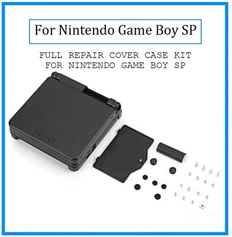 SALUTUY Játék burkolata, Csere Pontosan az Esetben Fedezi a Javítás tok Készlet Game Boy SP(Fekete)