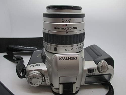 Pentax ZX-50 TÜKÖRREFLEXES Fényképezőgép w/ 35-80mm 80-200mm Objektívvel'