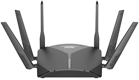 A D-Link WiFi Router AC3000 Háló Smart Internet Hálózat Kompatibilis Alexa & Google Asszisztens, MU-MIMO Tri Band Gigabit
