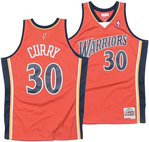 Mitchell & Ness-I Golden State Warriors Stephen Curry Narancs Swingman Jersey