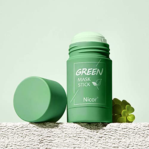 Oqewva Zöld Tea Maszk Stick Arc Mitesszerek Eltávolító Maszk 2 Csomag Hidratáló a Bőr Öregedés Zöld Tea Mélyen Tisztít Maszk
