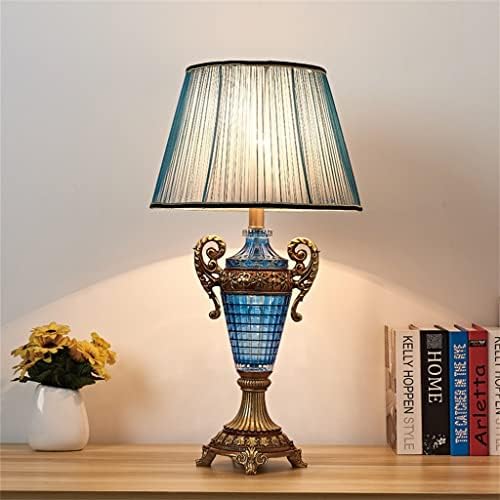 FZZDP Retro Európai Stílusú asztali Lámpa Üveg, Gyanta, Dekoratív Lámpa Éjjeli Lámpa, Dekorációs Világítás asztali Lámpa