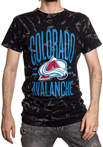Calhoun Surf & Skate NHL Férfi Kristály Nyakkendő Festék Rövid Ujjú T-Shirt - A Naplemente Gyűjtemény