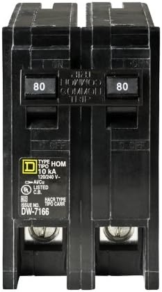 Tér D - HOM280CP Homeline 80-Amp Két-Pólusú kismegszakító