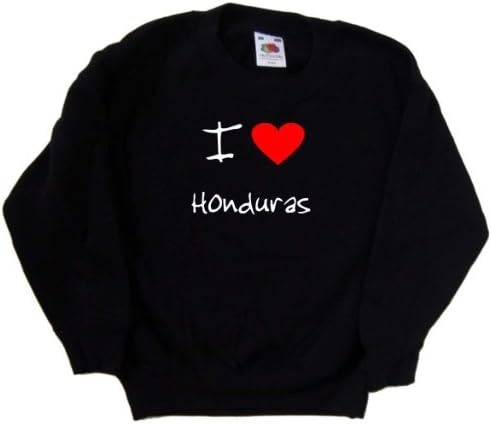 Én Szerelmes Szív Honduras Fekete Pulóver