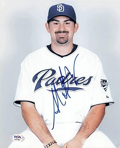 ADRIAN GONZALEZ aláírt 8x10 fotó PSA/DNS-San Diego Padres Aláírt - Dedikált MLB Fotók