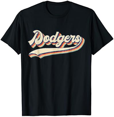 Dodgers Neve Vintage Retro Ajándék Férfiaknak, Nőknek Fiú Lány Póló