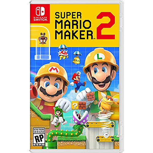 Nintendo Kapcsoló 32 GB-os Konzol w/ Szürke Öröm Con (HACSKAAAA) Csomag Nintendo Super Mario Maker 2 + Joy-Con Töltés Dock
