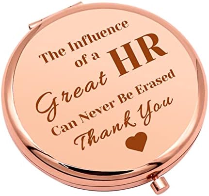 HR Elismerését Ajándékok HR Ajándék Nőknek Kompakt Smink Tükör HR Igazgató Ajándék Emberi Erőforrások Ajándék Ötletek HR