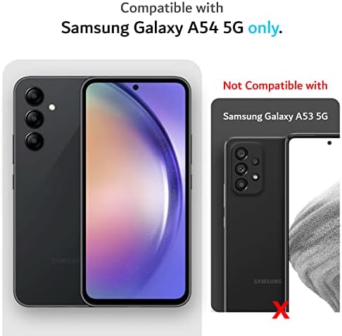 TUDIA DualShield Markolat Samsung Galaxy A54 5G Esetben (2023), [MergeGrip] Kettős Réteg Ütésálló Slim Katonai Minőségű Csúszásmentes