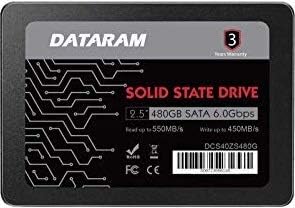 Dataram 480GB 2.5 SSD Meghajtó szilárdtestalapú Meghajtó Kompatibilis az ASROCK H110 PRO BTC+