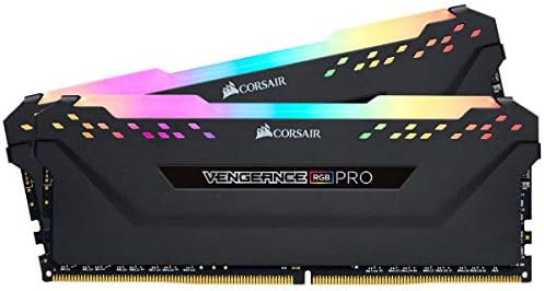 Corsair Vengeance RGB Pro 32GB (2x16GB) 2666 C16 DDR4 Asztali Memória - Fekete, modellszám: CMW32GX4M2A2666C16