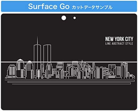 igsticker Matrica Takarja a Microsoft Surface Go/Go 2 Ultra Vékony Védő Szervezet Matrica Bőr 011350 New York Külföldi Országok