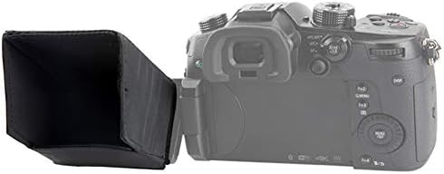 NICEYRIG Nap Árnyékban Panasonic Lumix G85/GH5/GH5s/GH4/GX8/G7, Összecsukható Kamera Sunhood - 151