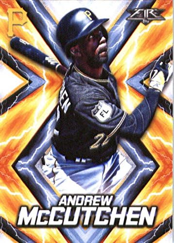 2017 Topps Tűz 132 Andrew McCutchen Pittsburgh Pirates Baseball Kártya