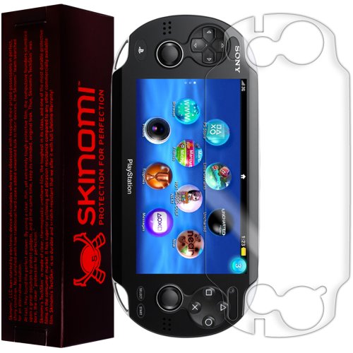 Skinomi képernyővédő fólia Kompatibilis Sony PS Vita Tiszta TechSkin TPU Anti-Buborék HD Film
