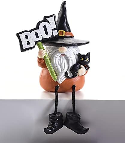 Giftcraft 599855 Halloween Gnome Polc Bébiszitter, 3.74-es Hosszúság, Polystone