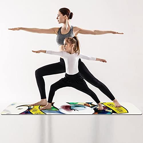 Jógaszőnyeg Egyszarvú Akvarell Környezetbarát Csúszásmentes Fitness Edzés Szőnyeg Pilates Emelet Gyakorlatok