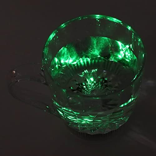 TOPINCN feles pohár Folyadék Aktív Többszínű LED feles pohár Vaku fel Csésze Automatikus Víz Aktív Izzó Bor Party Szemüveg