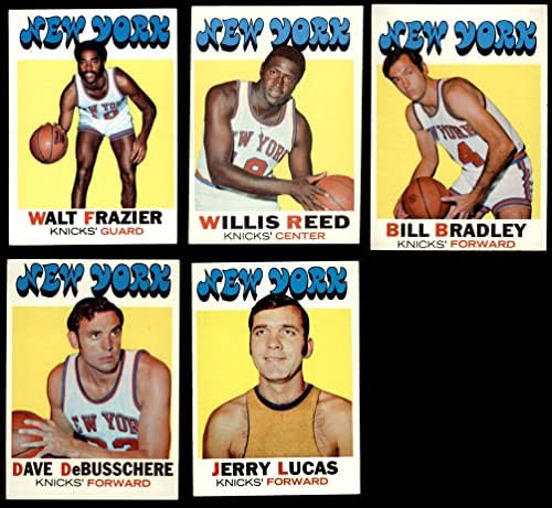 1971-72 Topps New York-i Knicks Csapat Set New York Knicks (Set) VG/EX Knicks
