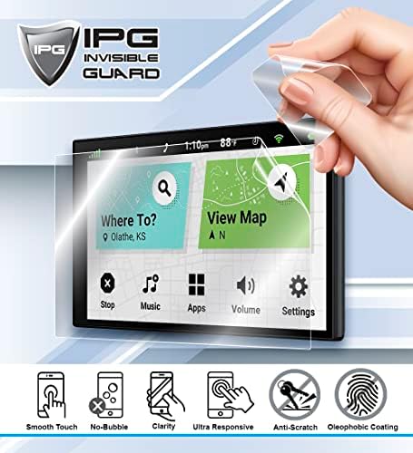 IPG Garmin DriveSmart 86, 8 hüvelykes Autós GPS Navigátor képernyővédő fólia Láthatatlan Ultra HD Tiszta Film Anti Karcolás