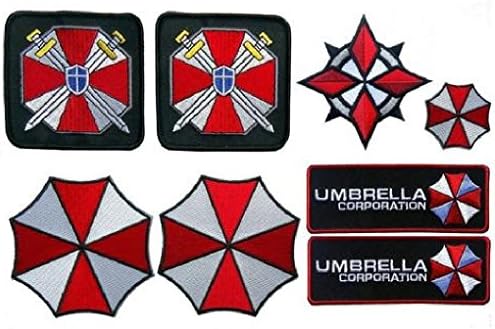 Umbrella Corporation Jelmez Cosplay Foltok Készlet 8