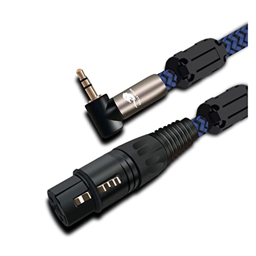 Kondenzátor Mikrofon Kábel Szög Mini Jack 3,5 a Férfi-XLR 3 Pin-Női Kompatibilis PC-n a Mobil hangmérnök Kábel 1M 2M 3M 5M