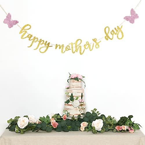 Boldog anyák napját Banner Meghatározott Dekoráció anyák Napi Party Dekoráció Hátteret Garland Anya anyák Napja Csillogó