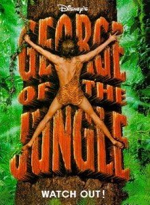 George A Dzsungel - 27x40 D/S Eredeti Film Poszter Egy Lapra Brendan Fraser 1997