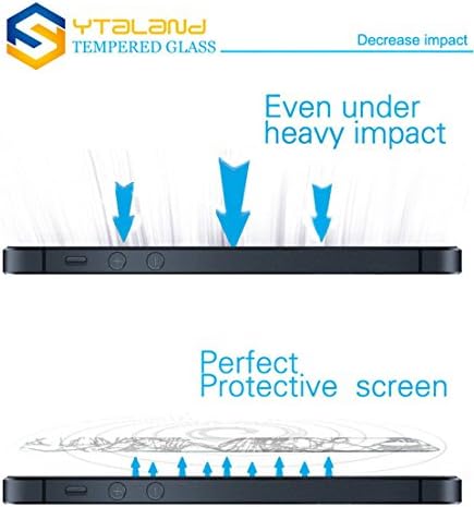 Ytaland Samsung Galaxy Tab E 8.0 SM-T377 képernyővédő fólia 8 Inch, Edzett Üveg Anti-ujjlenyomat Vékony 9H Képernyő Keménység