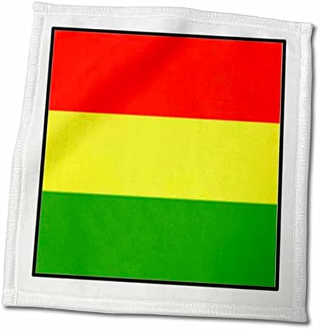 3dRose Florence Világ Zászló Gombok - Fotó Bolívia Zászló Gomb - Törölköző (twl-80918-1)