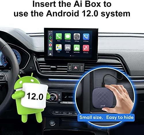 CarlinKit CarPlay&Android Automatikus Vezeték nélküli Adapter Adapter,CarPlay AI Doboz, Ráadásul Csak az Autók OEM Vezetékes