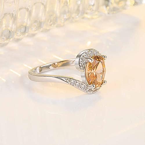 Eljegyzési Kerek Vágott Zircons Nők Esküvői Gyűrű, Ékszerek, Gyűrűk Teljes Gyémánt Gyűrű, Eljegyzési Gyűrűk, Vintage Gyűrű