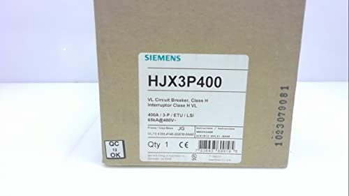 Siemens Ite 400 erősítő áramkör megszakító HJX3P400 600 Vac tartalmazza 1 készlet fülekkel